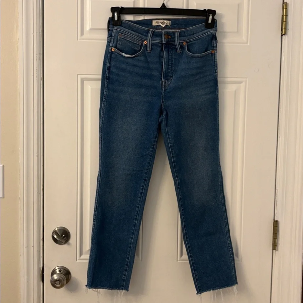 Madewell Stovepipe Jeans sz 26 - Picture 3 of 9